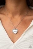 The Real Boss - White Necklace - Paparazzi Accessories Necklace FS-Bedazzle Me Pretty Mobile Fashion Boutique