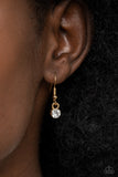 The Real Deal - Gold Necklace - Paparazzi Accessories Necklace Bedazzle Me Pretty Mobile Fashion Boutique