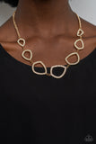 The Real Deal - Gold Necklace - Paparazzi Accessories Necklace Bedazzle Me Pretty Mobile Fashion Boutique