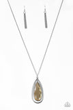 The Royal Coronation - Brown Necklace - Paparazzi Accessories Necklace Bedazzle Me Pretty Mobile Fashion Boutique