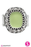 The Royal Yacht - Green Ring - Paparazzi Accessories Ring Bedazzle Me Pretty Mobile Fashion Boutique