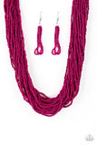 The Show Must CONGO On! - Pink Necklace - Paparazzi Accessories Necklace Bedazzle Me Pretty Mobile Fashion Boutique