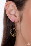 The Show Must GROW On - Brass Necklace - Paparazzi Accessories Necklace FS-Bedazzle Me Pretty Mobile Fashion Boutique