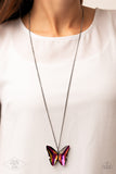 The Social Butterfly Effect - Multi Necklace - Paparazzi Accessories Necklace FS-Bedazzle Me Pretty Mobile Fashion Boutique
