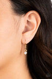The Upper Echelon - Gold Necklace - Paparazzi Accessories Necklace Bedazzle Me Pretty Mobile Fashion Boutique