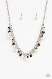 The Upstater - Black Necklace - Paparazzi Accessories Necklace Bedazzle Me Pretty Mobile Fashion Boutique