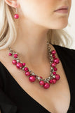 The Upstater - Pink Necklace - Paparazzi Accessories Necklace Bedazzle Me Pretty Mobile Fashion Boutique