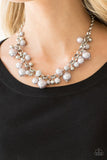 The Upstater - Silver Necklace - Paparazzi Accessories Necklace Bedazzle Me Pretty Mobile Fashion Boutique