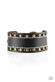 The WANDER Years - Black Bracelet - Paparazzi Accessories Bracelet Bedazzle Me Pretty Mobile Fashion Boutique