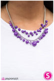 The Wedding Planner - Purple Necklace - Paparazzi Accessories Necklace Bedazzle Me Pretty Mobile Fashion Boutique