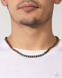 The WOOD Times - Blue Necklace - Paparazzi Accessories Necklace Bedazzle Me Pretty Mobile Fashion Boutique