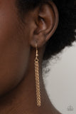 They Call Me Mama - Gold Necklace - Paparazzi Accessories Necklace FS-Bedazzle Me Pretty Mobile Fashion Boutique