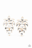 They See Me Glowin - Gold Post Earrings - Paparazzi Accessories Post Earrings Bedazzle Me Pretty Mobile Fashion Boutique