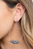 Things Are Looking UPSCALE - Silver Earrings - Paparazzi Accessories Earrings Bedazzle Me Pretty Mobile Fashion Boutique