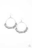 Things Are Looking UPSCALE - Silver Earrings - Paparazzi Accessories Earrings Bedazzle Me Pretty Mobile Fashion Boutique