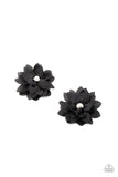 Things That Go BLOOM! - Black Hair Clip - Paparazzi Accessories Hair Clip Bedazzle Me Pretty Mobile Fashion Boutique