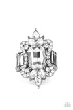 Things That Go Boom! - Black Ring - Paparazzi Accessories Ring Bedazzle Me Pretty Mobile Fashion Boutique