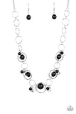 Think of the POSH-ibilities! - Black Necklace - Paparazzi Accessories Necklace Bedazzle Me Pretty Mobile Fashion Boutique