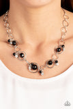 Think of the POSH-ibilities! - Black Necklace - Paparazzi Accessories Necklace Bedazzle Me Pretty Mobile Fashion Boutique