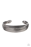 This Girl is on WIRE - Black Bracelet - Paparazzi Accessories Bracelet Bedazzle Me Pretty Mobile Fashion Boutique