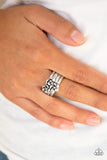 This ISLAND Is Your ISLAND - Silver Ring - Paparazzi Accessories Ring Bedazzle Me Pretty Mobile Fashion Boutique