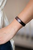 This QUILL All Be Yours - Black Bracelet - Paparazzi Accessories Bracelet Bedazzle Me Pretty Mobile Fashion Boutique