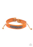 This QUILL All Be Yours - Brown Bracelet - Paparazzi Accessories Bracelet Bedazzle Me Pretty Mobile Fashion Boutique