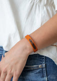 This QUILL All Be Yours - Brown Bracelet - Paparazzi Accessories Bracelet Bedazzle Me Pretty Mobile Fashion Boutique