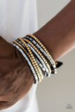 This Time With Attitude - Black Bracelet - Paparazzi Accessories Bracelet Bedazzle Me Pretty Mobile Fashion Boutique