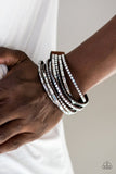 This Time With Attitude - Brown Bracelet - Paparazzi Accessories Bracelet Bedazzle Me Pretty Mobile Fashion Boutique