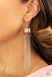 Thrift Shop Shimmer - Multi Earrings - Paparazzi Accessories Earrings Bedazzle Me Pretty Mobile Fashion Boutique