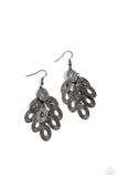 Thrift Shop Twinkle - Black Earrings - Paparazzi Accessories Earrings Bedazzle Me Pretty Mobile Fashion Boutique