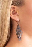 Thrift Shop Twinkle - Black Earrings - Paparazzi Accessories Earrings Bedazzle Me Pretty Mobile Fashion Boutique