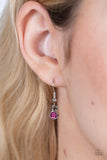 Throwing SHADES - Pink Necklace - Paparazzi Accessories Necklace FS-Bedazzle Me Pretty Mobile Fashion Boutique