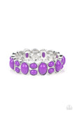 Tic Tac Dance - Purple Bracelet - Paparazzi Accessories Bracelet Bedazzle Me Pretty Mobile Fashion Boutique