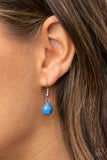 Tic Tac TREND - Blue Necklace - Paparazzi Accessories Necklace Bedazzle Me Pretty Mobile Fashion Boutique