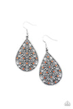Tick, Tick, BLOOM! - Orange Earrings - Paparazzi Accessories Earrings Bedazzle Me Pretty Mobile Fashion Boutique