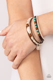 Tidal Dream - Blue Bracelet - Paparazzi Accessories Bracelet Bedazzle Me Pretty Mobile Fashion Boutique