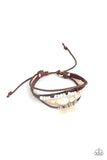 Tidal Dream - White Bracelet - Paparazzi Accessories Bracelet Bedazzle Me Pretty Mobile Fashion Boutique