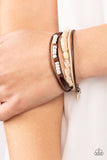 Tidal Dream - White Bracelet - Paparazzi Accessories Bracelet Bedazzle Me Pretty Mobile Fashion Boutique