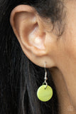 Tidal Tassels - Green Necklace - Paparazzi Accessories Necklace FS-Bedazzle Me Pretty Mobile Fashion Boutique