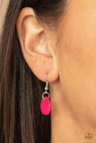 Tidal Tassels - Pink Necklace - Paparazzi Accessories Necklace Bedazzle Me Pretty Mobile Fashion Boutique