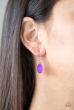 Tidal Tassels - Purple Necklace - Paparazzi Accessories Necklace Bedazzle Me Pretty Mobile Fashion Boutique