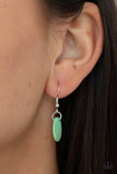 Tidal Tease - Green Necklace - Paparazzi Accessories Necklace Bedazzle Me Pretty Mobile Fashion Boutique