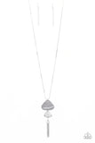 TIDE You Over - Silver Necklace - Paparazzi Accessories Necklace Bedazzle Me Pretty Mobile Fashion Boutique