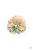 Tie Dyed Eden - Orange Hair Clip - Paparazzi Accessories Hair Clip Bedazzle Me Pretty Mobile Fashion Boutique