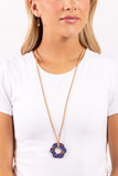 Tied Triumph - Multi Necklace - Paparazzi Accessories Necklace Bedazzle Me Pretty Mobile Fashion Boutique