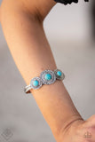 Tiger Retreat - Blue Bracelet - Paparazzi Accessories Bracelet Bedazzle Me Pretty Mobile Fashion Boutique