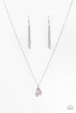 Time To Be Timeless - Pink Necklace - Paparazzi Accessories Necklace Bedazzle Me Pretty Mobile Fashion Boutique