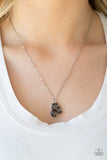 Time To Be Timeless - Silver Necklace - Paparazzi Accessories Necklace Bedazzle Me Pretty Mobile Fashion Boutique